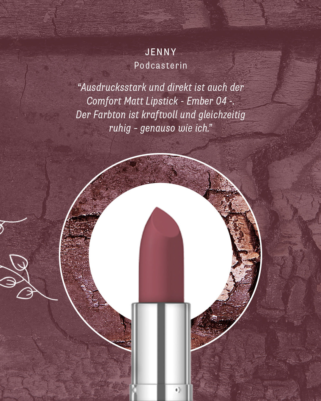 lavera Comfort Matt Lipstick -Ember 04-