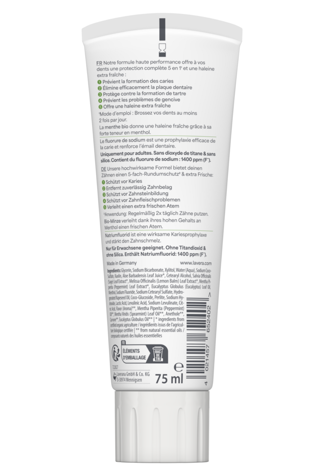 lavera FR Zahncreme Complete Care