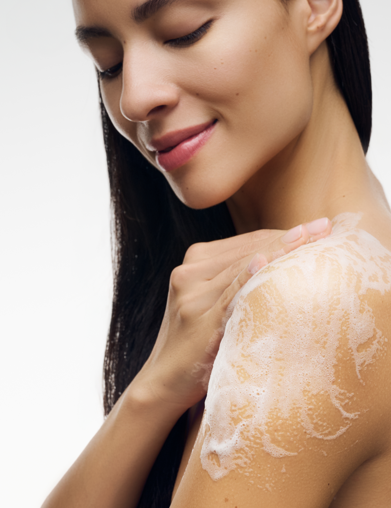 lavera Gel Douche Refresh Me lors de l'application