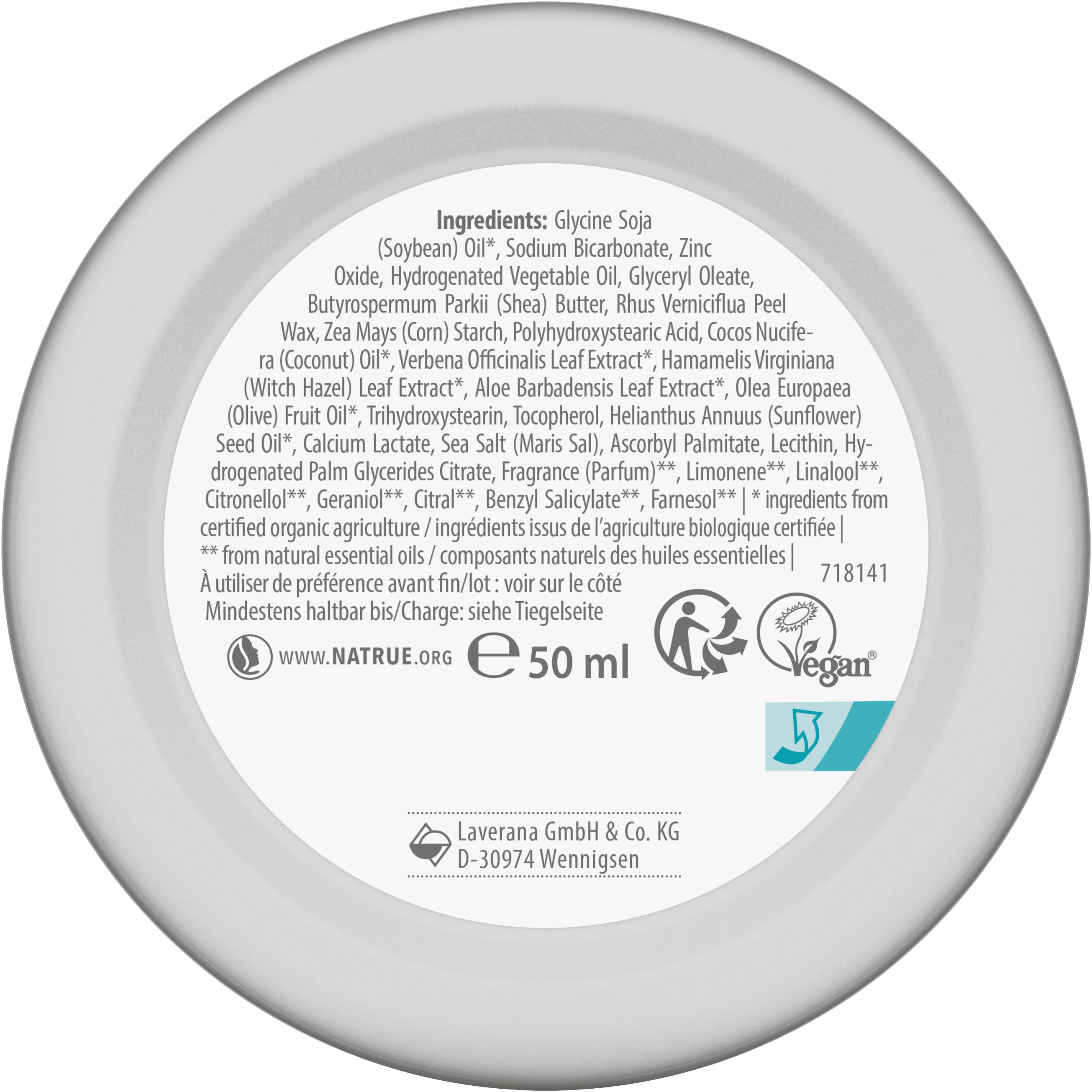 lavera Deo Creme basis sensitive NATURAL & SENSITIVE