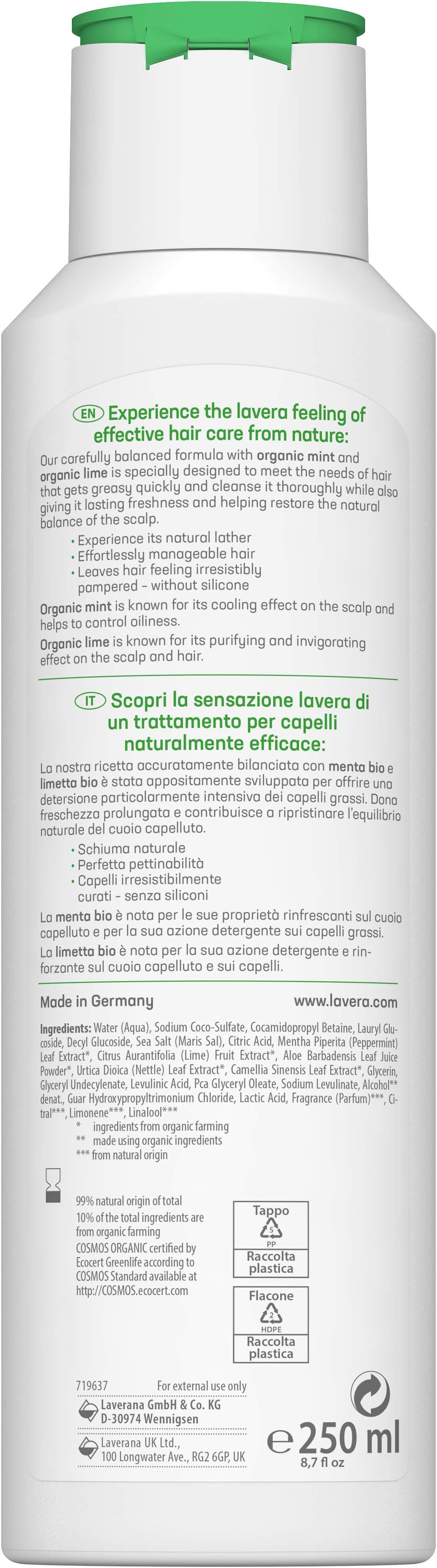 lavera Shampoo Freshness & Balance