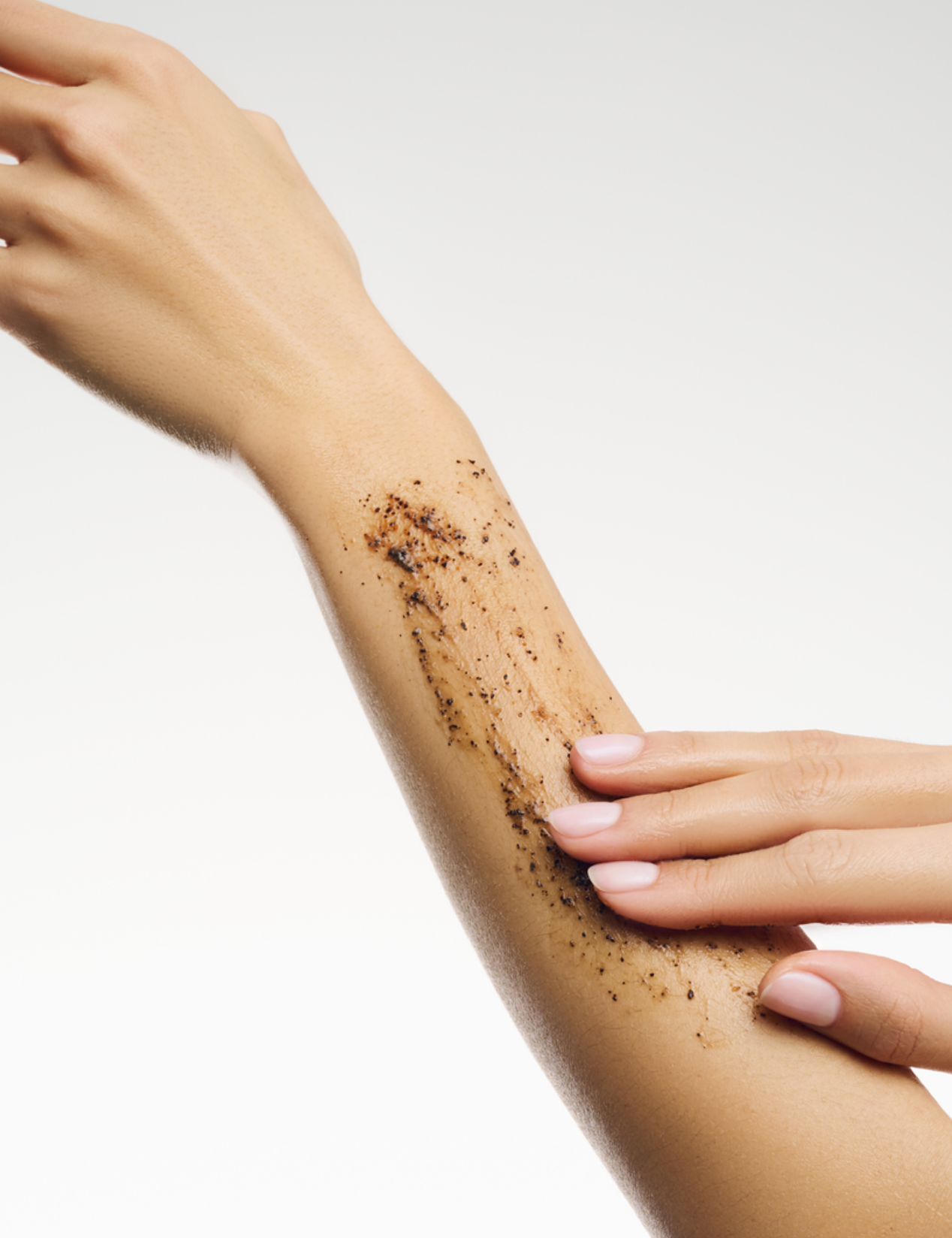 lavera Douche Exfoliante Purify Me lors de l'application