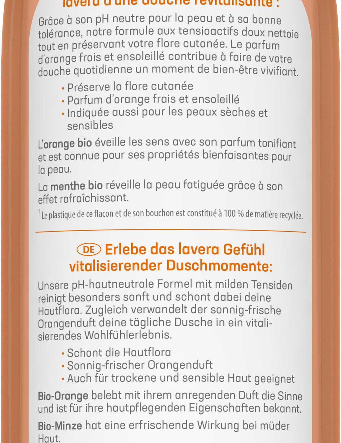 lavera Pflegedusche Vitalisierend