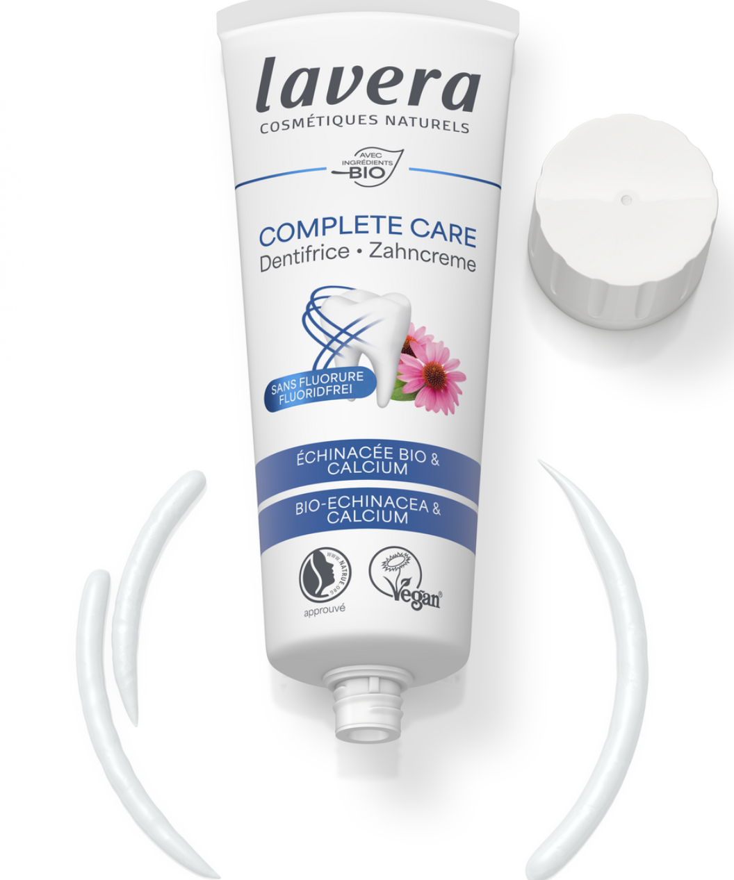 lavera Dentifrice Complete Care Sans Fluorure Avec Silice