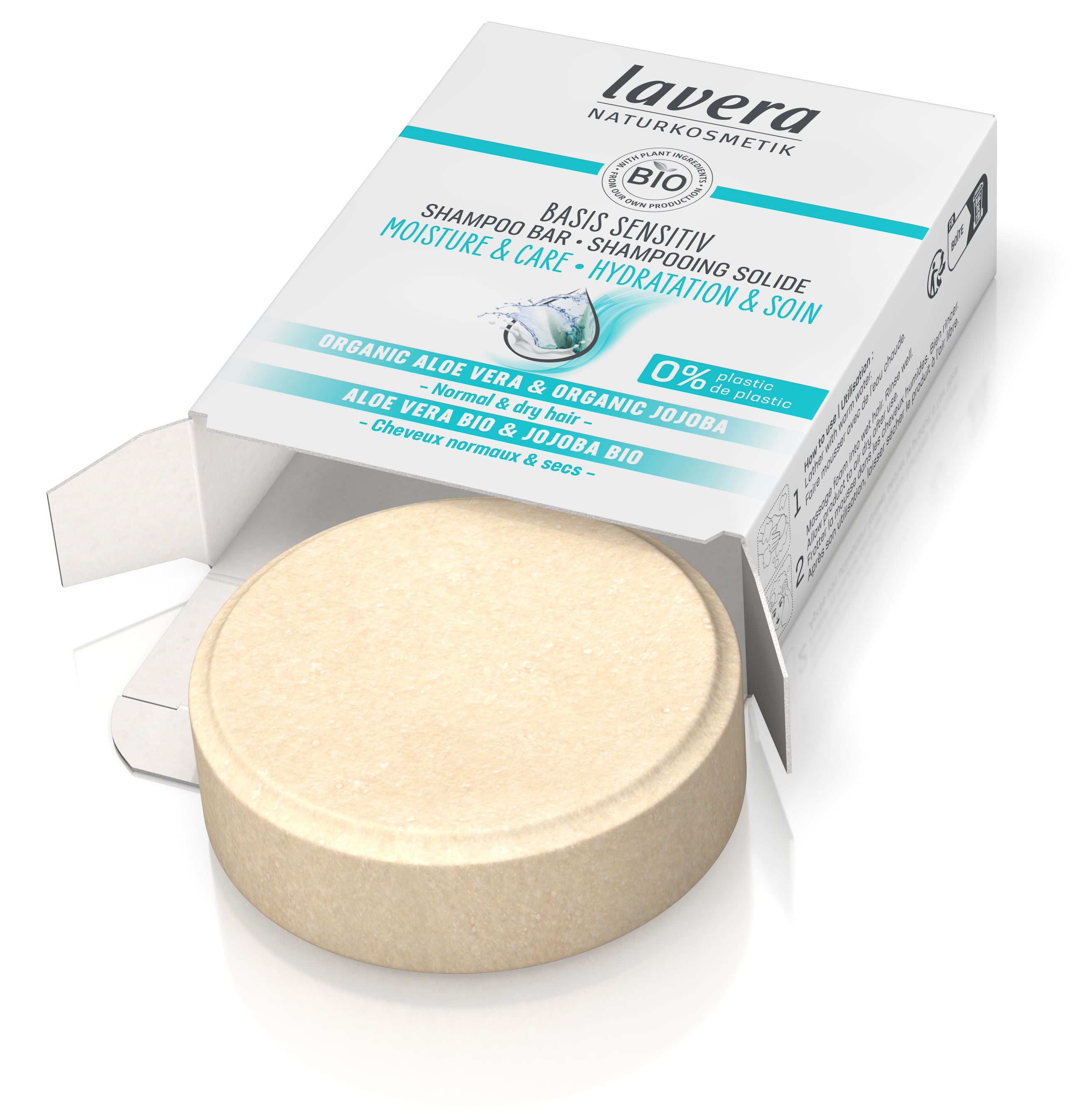 lavera Festes Pflegeshampoo basis sensitive Feuchtigkeit & Pflege