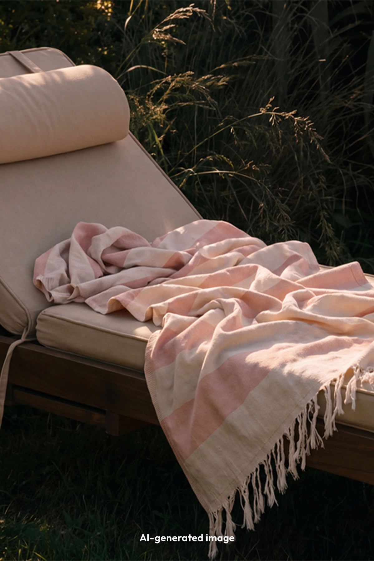 lavera Serviette de plage – Sunset Stripes