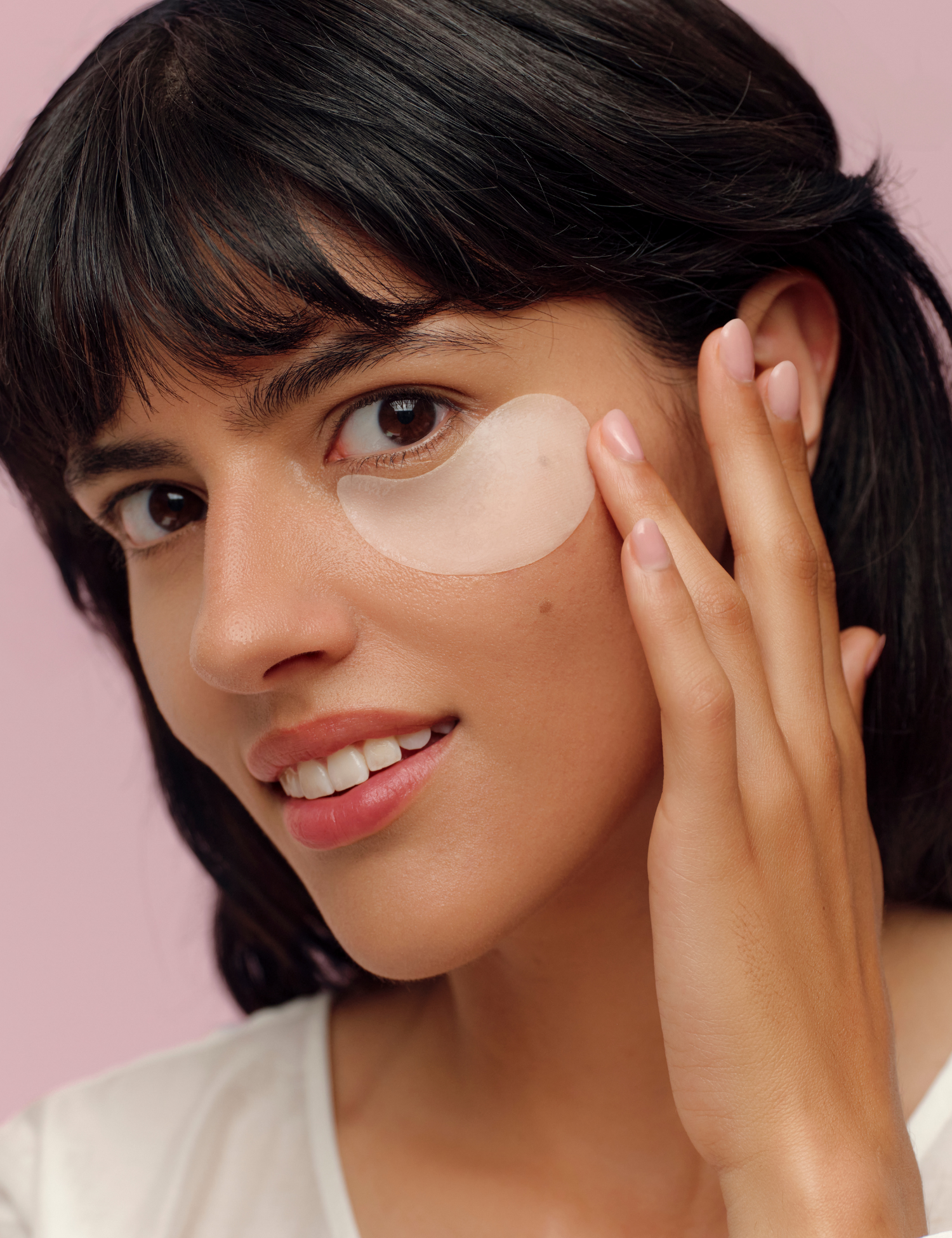 lavera Depuff & Hydration Eye Patches lors de l'application