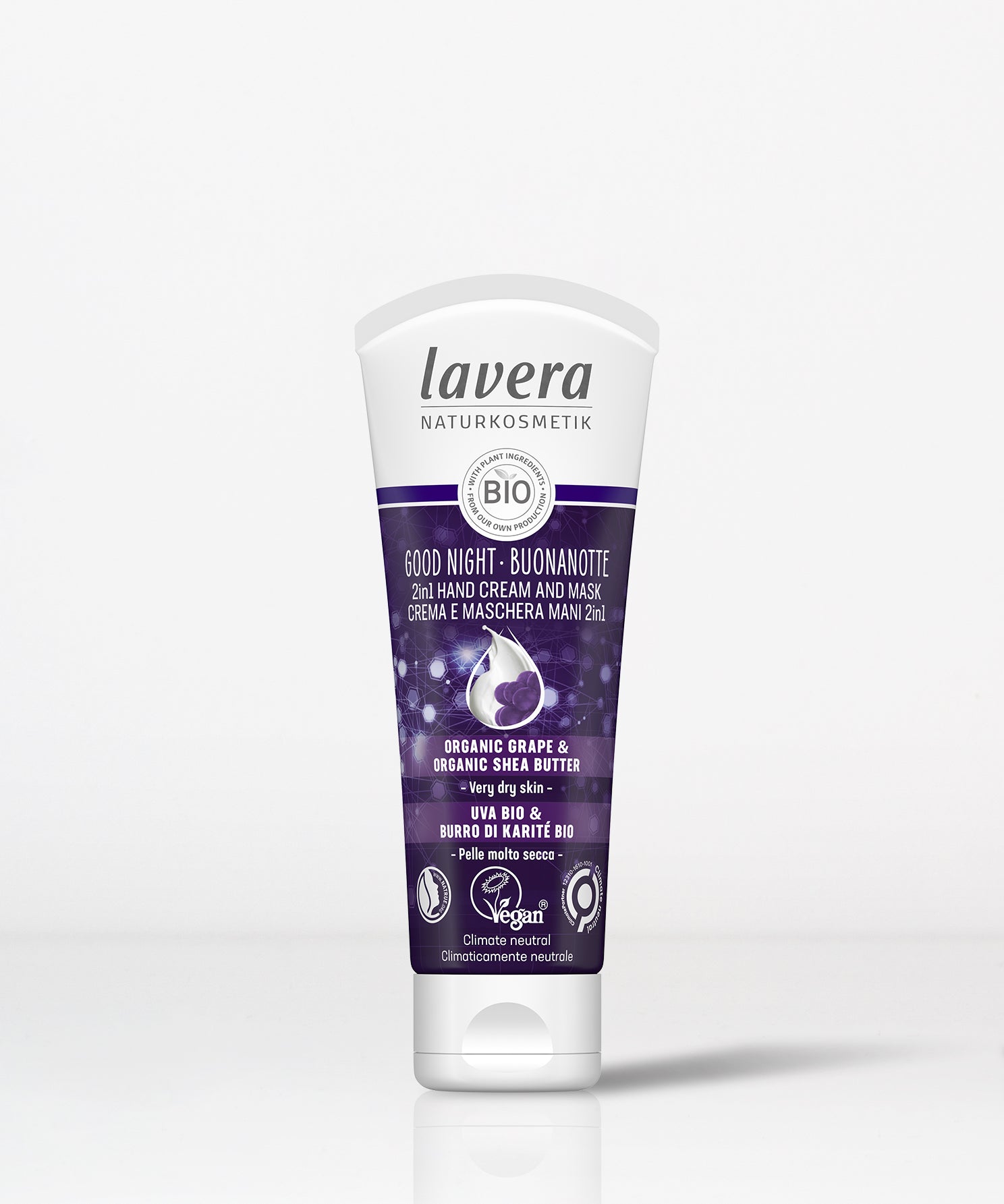 lavera Gute Nacht 2in1 Handcreme & -maske