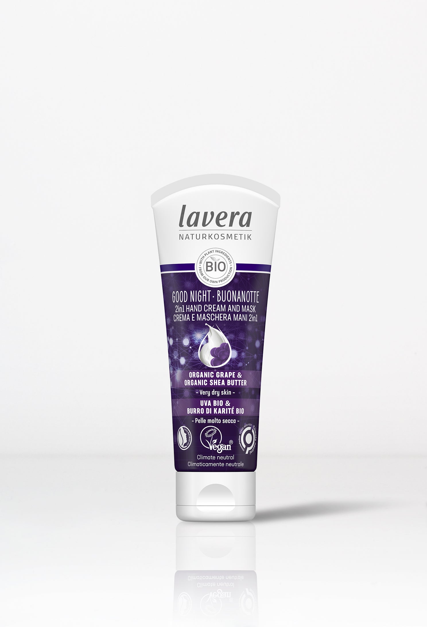 lavera Gute Nacht 2in1 Handcreme & -maske