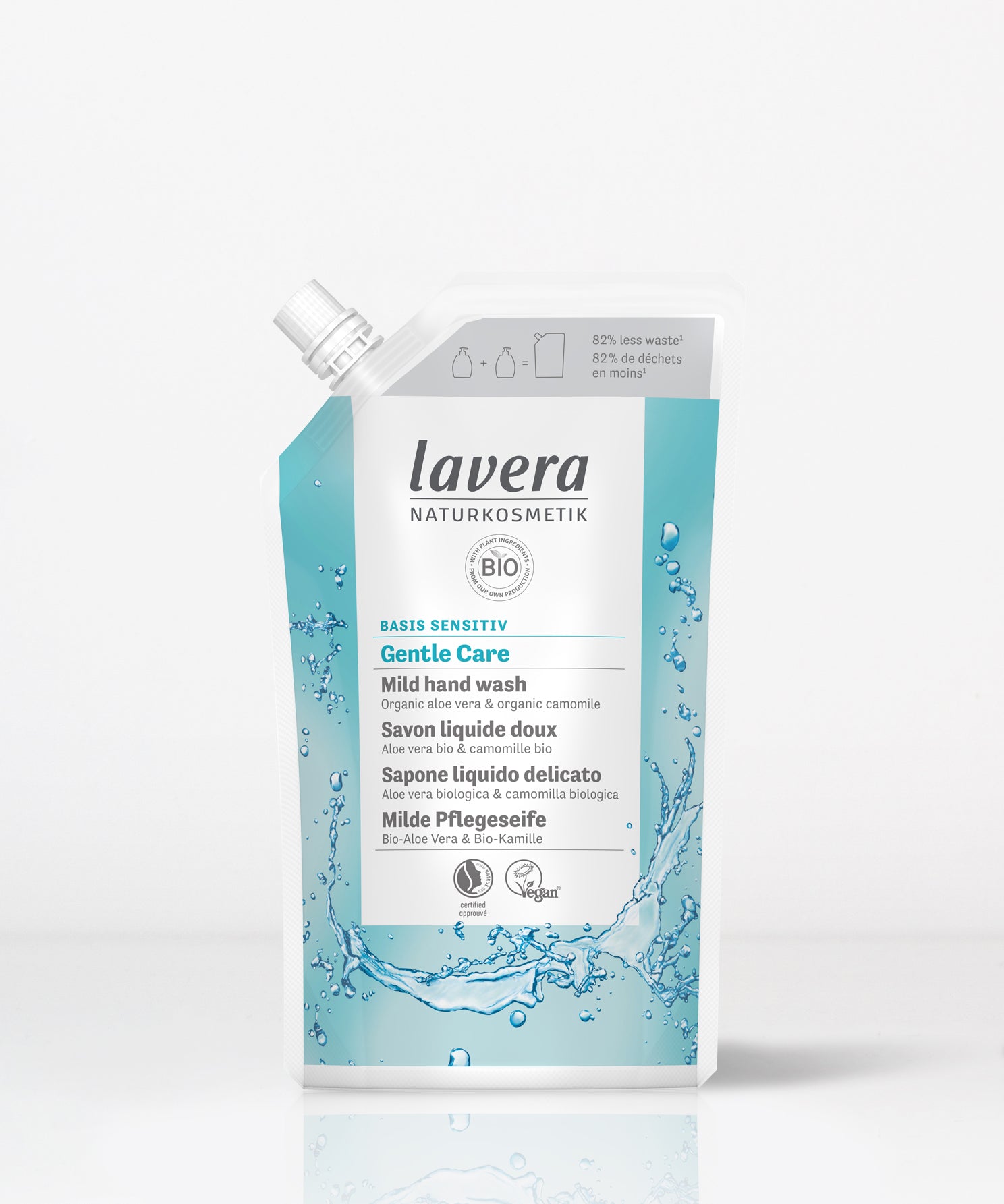 lavera Nachfüllbeutel basis sensitive milde Pflegeseife