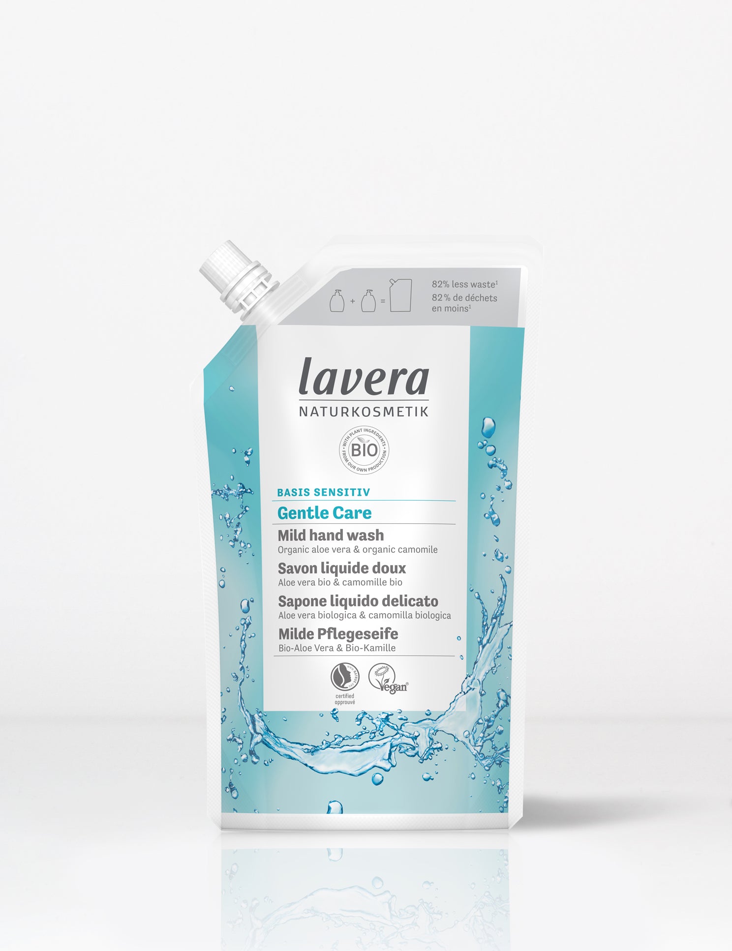lavera Recharge basis sensitive Gentle Care Savon liquide