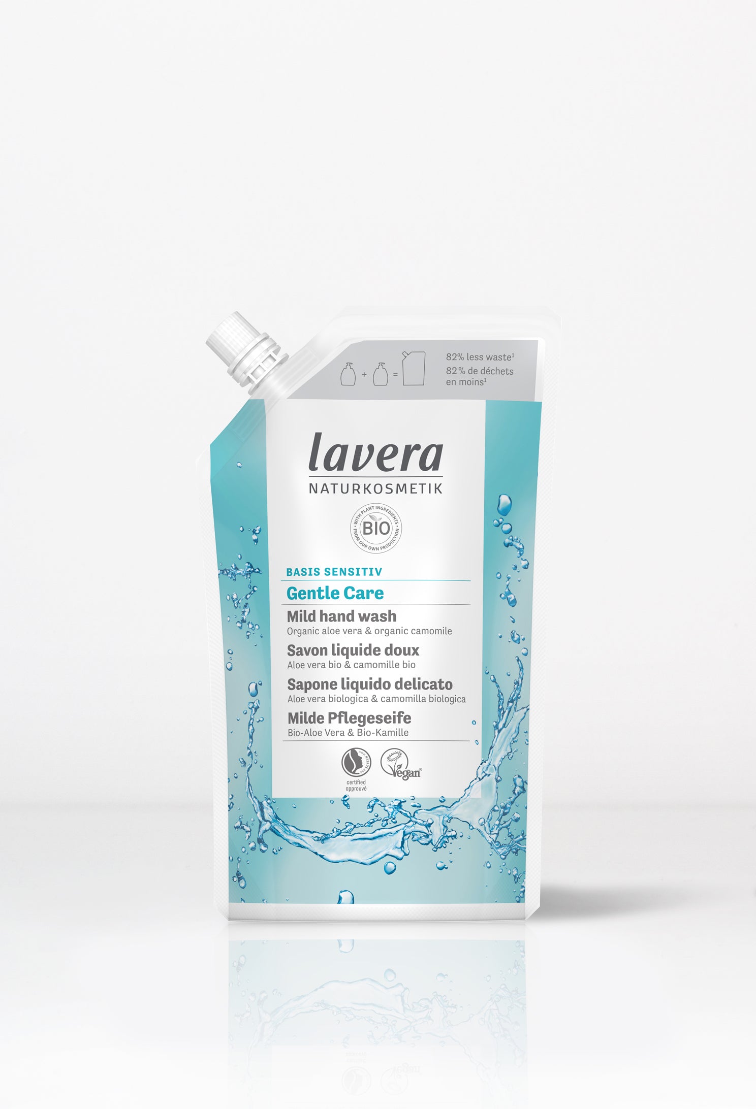 lavera Recharge basis sensitive Gentle Care Savon liquide